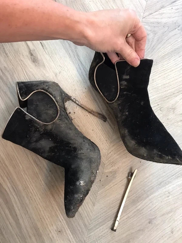 Well Worn Boots Suede booties EU40