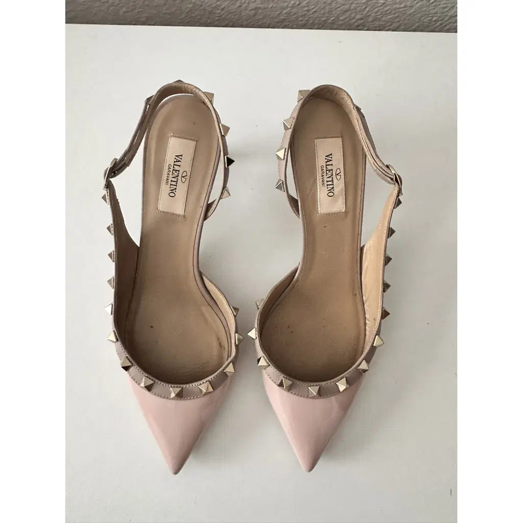 Well Worn Authentic Valentino Garavani Black Slingback
